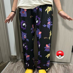 Export order Pokemon Gengars pajama pants trousers straight smooth soft walking men's and women's home pants 729