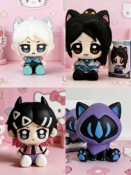 Fearless Contract Figure Valorant Twilight Butterfly Shadow Jett Sage Model Desktop Case Decoration Statue Gift