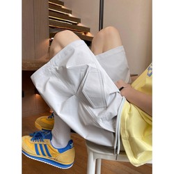 Ice silk quick-drying cargo shorts for men's summer outerwear