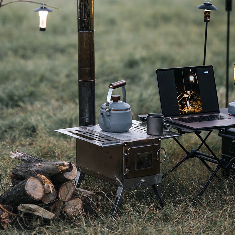 Klappbarer Festbrennstoff-Kocher 95x75mm - Ultraleicht Für Outdoor Camping