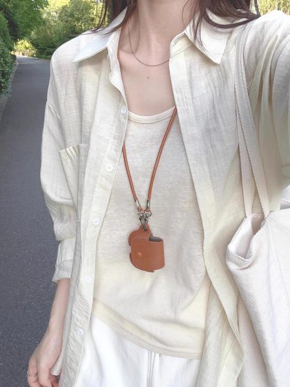 棉麻长袖防晒衬衫女夏季薄款宽松慵懒松弛感外搭衬衣吊带两件套装