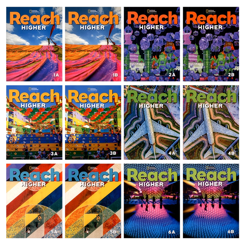 REACH HIGHER 1A・1B（テキスト & 教師用マニュアル）３冊セット Reach Higher 1A – NGL School Catalog – Product 9780357366547
