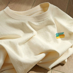 Boys and Girls Short-Sleeved T-Shirts, Pure Cotton, 2026 Summer New Style, Medium and Large Children's Half-Sleeved Fashionable Summer Clothes, Children's Tops