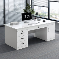Office Desk, Simple and Modern, Home Computer Desk with Drawers, Office Desk and Chair Combination, Single-Person Desk, Work Table