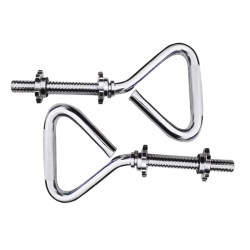 Steel Kettlebell Handles for Men and Women, for Arm and Hip Exercises, 2.5cm Small Hole, Solid, Compatible with Dumbbell Plates, Adjustable