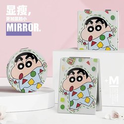 Crayon-Style Folding Makeup Mirror, Portable Desktop Standable Mirror for Student Dormitory, Mini Tabletop Mirror for Home Use