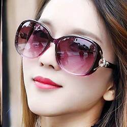New Polarized Sunglasses Korean Style Internet Celebrity Fashion Fox Head Style Women's Sunglasses Women's Anti-Uv Sunglasses Women's