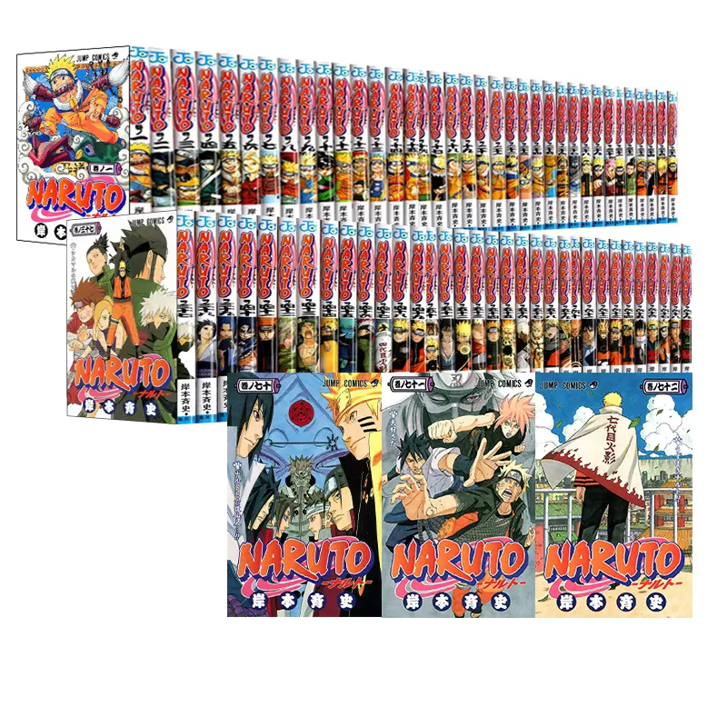 预售火影忍者1-72全集NARUTO-ナルト- 漫画全72巻完結套装岸本