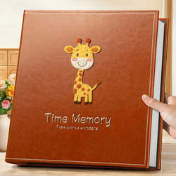 High-End Photo Album, Commemorative Album, Large-Capacity Family Kidsren's Interstitial Mixed Size 56 6inch Storage Album