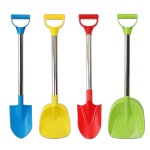 Children's shovel playing sand digging sandy beach toys to catch sand digging tools to digging a bucket set to play snow shovel pile of snowman