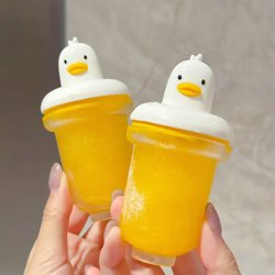 Little Duck Ice Cream Mold Food-Grade Homemade Ice Cream Popsicle Household Children's Freezing Box Ice Pop Mold