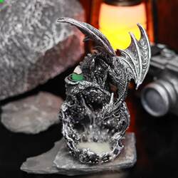 Cross-Border New Product: Dragon Statue Incense Burner with Reverse Flow Incense Base, Dark Style Personalized Incense Holder, Pterosaur-Shaped Desktop Decoration Ornament
