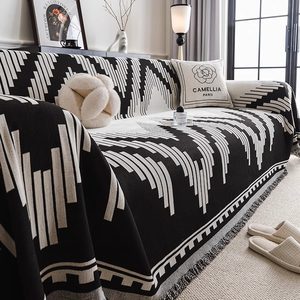 
Special sofa cover cloth towel for leather sofas 2024 new anti-slip particle sofa cover Chenille sofa cushion cover blanket