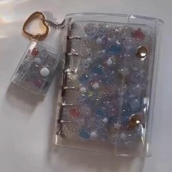 Xiaohongshu-Style A6 Sticker Storage Card Album, Large Capacity, High Aesthetic Value, Instagram-Style Student Planner Material Storage Book