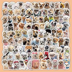 103 Instagram dog stickers with cute smiling faces