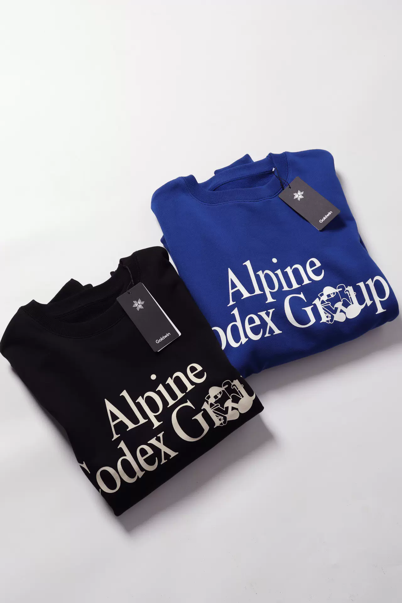 23ss Goldwin x Alpine Codex Group联名款连帽卫衣重磅面料-Taobao