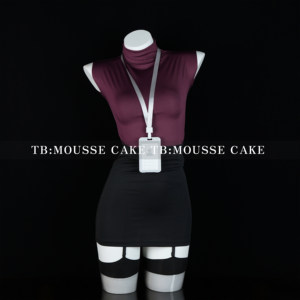 
Sexy pure desire professional OL secretary hip skirt plus size optional Royal sister couple dating cos uniform Qingqu qqny