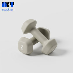 Naokten Women's Fitness Home Gym Men's Strength Training Equipment for Beginners to Exercise Arm Muscles, a Pair of Dumbbells
