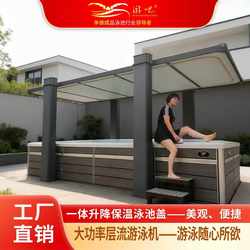 Constant Temperature Swimming Pool for Home Use, Villa, Homestay, Outdoor Acrylic Indoor Adult Infinity Pool with Adjustable Temperature and Insulation