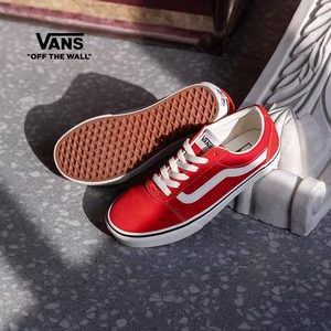 Vans Ward classic retro low top shoes men and women casual shoes wear-resistant shock-absorbing canvas shoes
