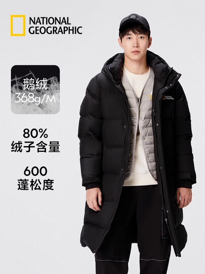 ナショナル ジオグラフィック メンズ ロング ダウンジャケット