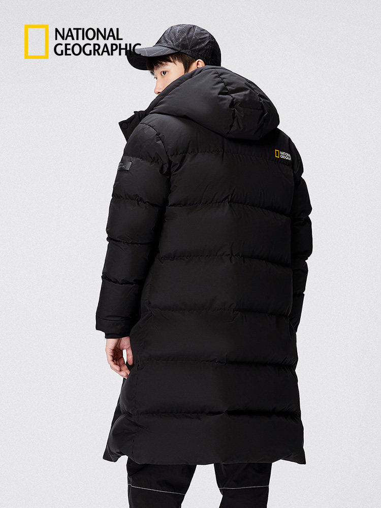 ナショナル ジオグラフィック メンズ ロング ダウンジャケット