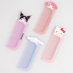 Sanrio Metal Comb 2025 New Model for Women, Fine-Toothed Dense Comb, Small Portable Bangs Hair Comb for Children