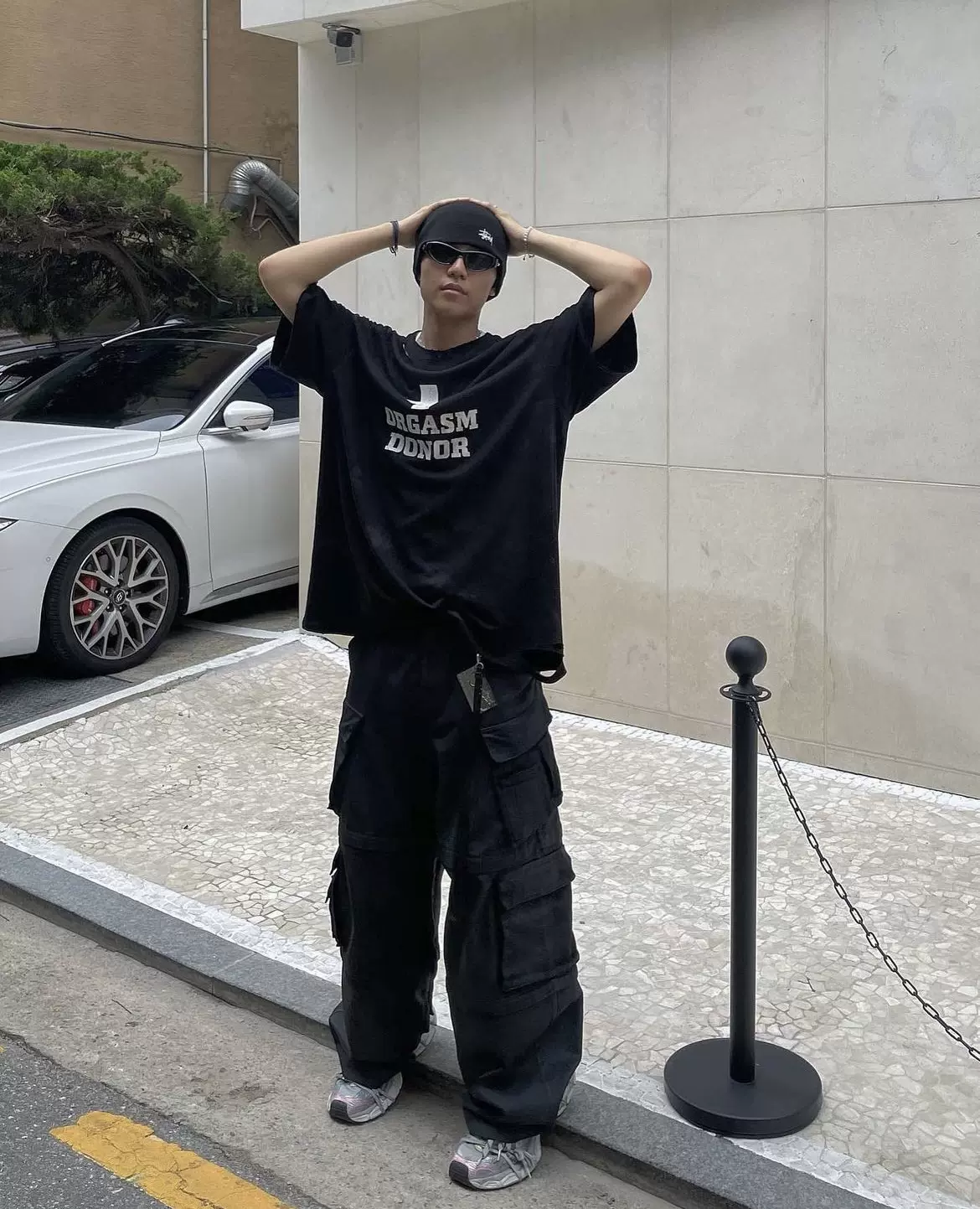 project gr durag tシャツ PROJECT G/R 24AW DURAG T-SHIRT ロンT