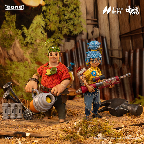 
Resonance GONG Double Line Series Weapon Accessories Pack Codyme Weapon Pack Game Model Props