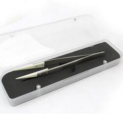 Hot-selling Taiwanese imported TZ-121 ceramic magnetic extra-sharp tweezers 130mm insulated anti-magnetic zirconia special-sharp tweezers