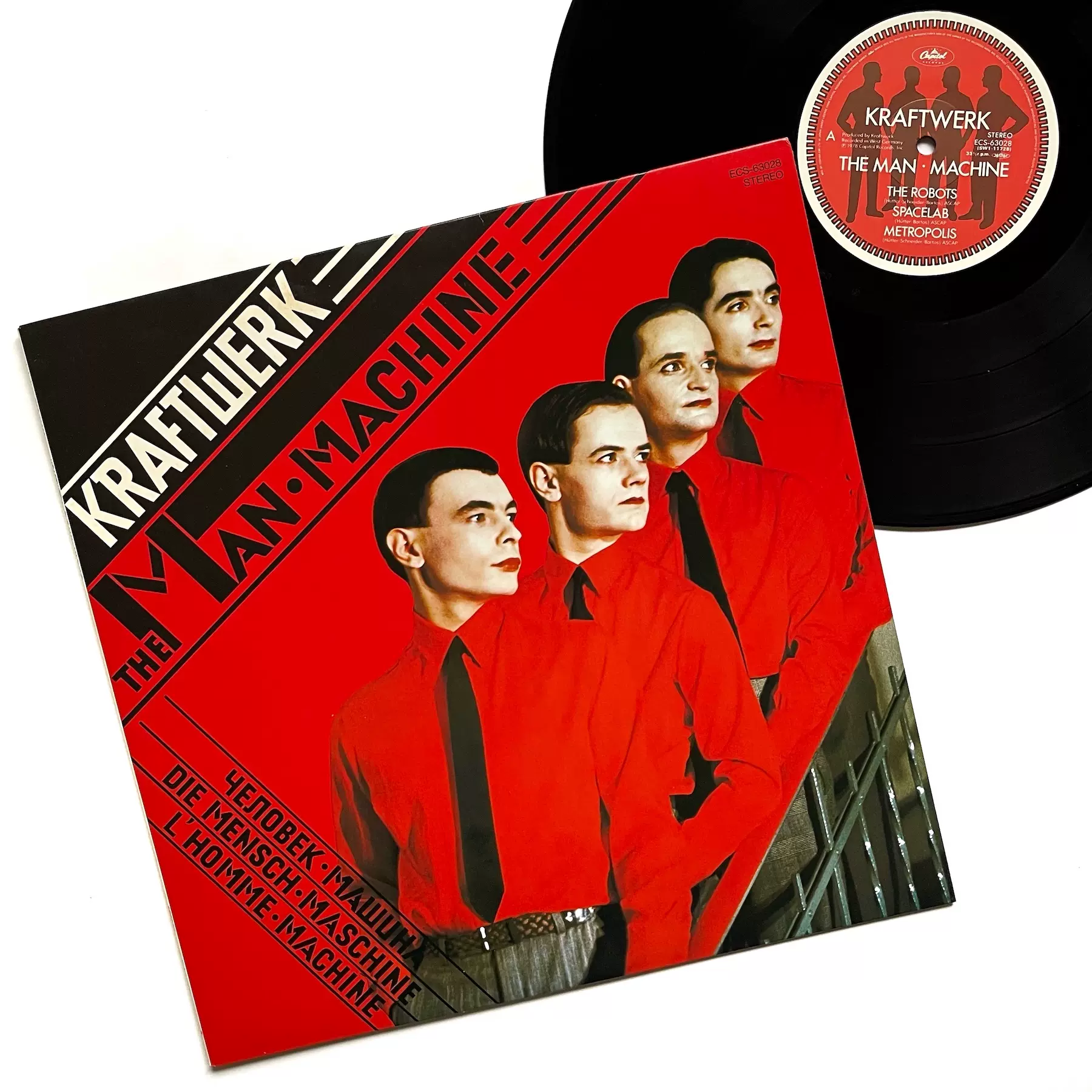 人间解体Kraftwerk – The Man Machine 85年日版发电站黑胶lp-Taobao