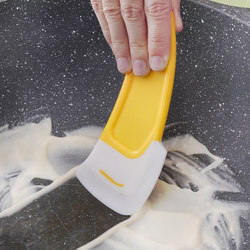 Japanese-Style Decontamination Scraper for Cleaning Pot Bottoms, Non-Stick Pan Scraper for Washing Pots and Dishes, Household Scraper for Oil Stains and Residue