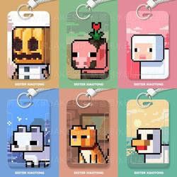 My World Personalized Student Card Holder Campus Meal Card Bus and Subway Card Id Card Protector Access Card Holder