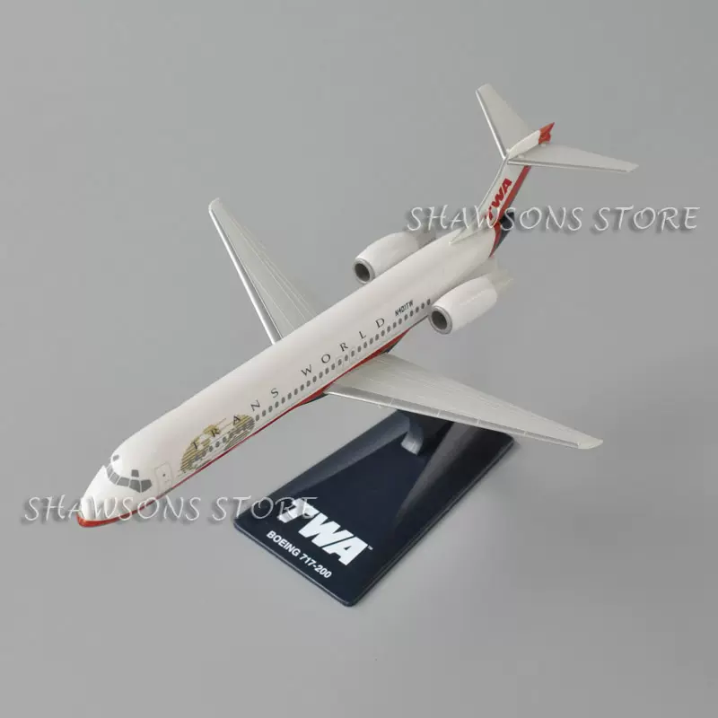 1:200 Scale Aircraft Model Toy Trans World Airlines Twa Boeing 717