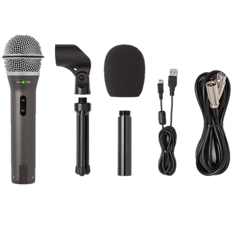 100% Original Samson Q2U Handheld Dynamic USB Microphone wit-Taobao