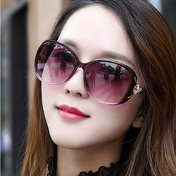 2024 Polarized Sunglasses for Women, Celebrity Fashion, Trendy Round Face, Large Frame, Diamond-Encrusted Sunglasses, Internet Celebrity Glasses