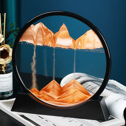 Quicksand Painting Ornaments, Creative Art Hourglass, Living Room Wine Cabinet, Tv Cabinet Decorations, Birthday Gifts for Girls and Classmates