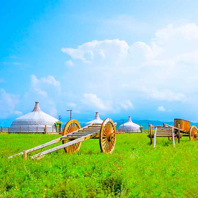 内蒙古呼和浩特旅游包车内蒙古辉腾锡勒响沙湾火山4天3晚私家团