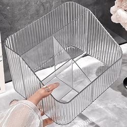 Transparent Storage Box, Cosmetics Organizer, Desktop Lipstick, Makeup Brush, Skin Care Product Pen Holder, Makeup Box, Storage Shelf
