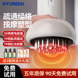 Electric Meridian Brush for Full-Body Massage, Suitable for Home Use, with Heating, Gua Sha, Abdominal Massage, Leg and Back Massage, and Pulse-Clearing Function