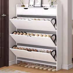 Modern Flip-Top Ultra-Thin Shoe Cabinet for Home Entryway, Small Shoe Cabinet for Small Apartments, 2021 New Popular Shoe Rack