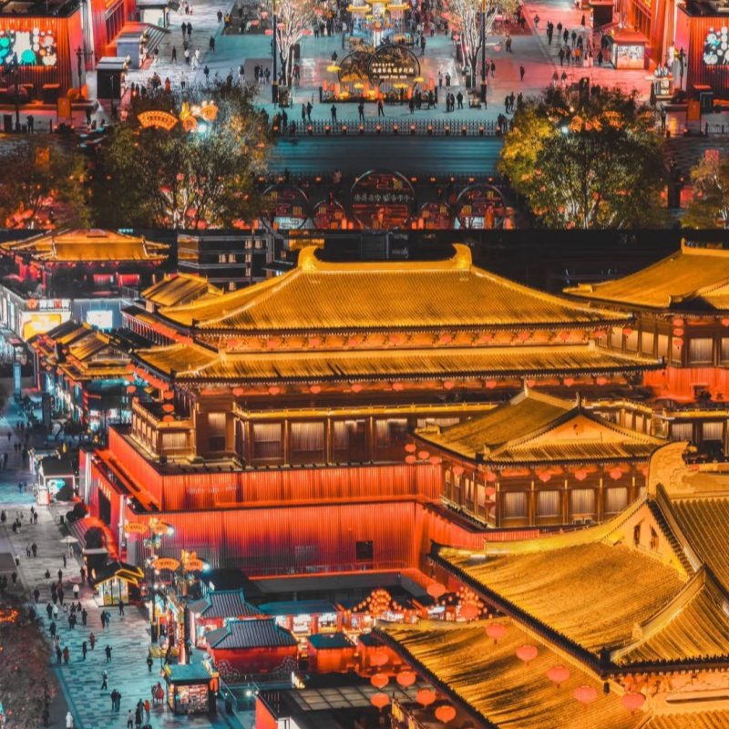 西安5天4晚大巴跟团游山东出发省际游高性价比兵马俑不夜城