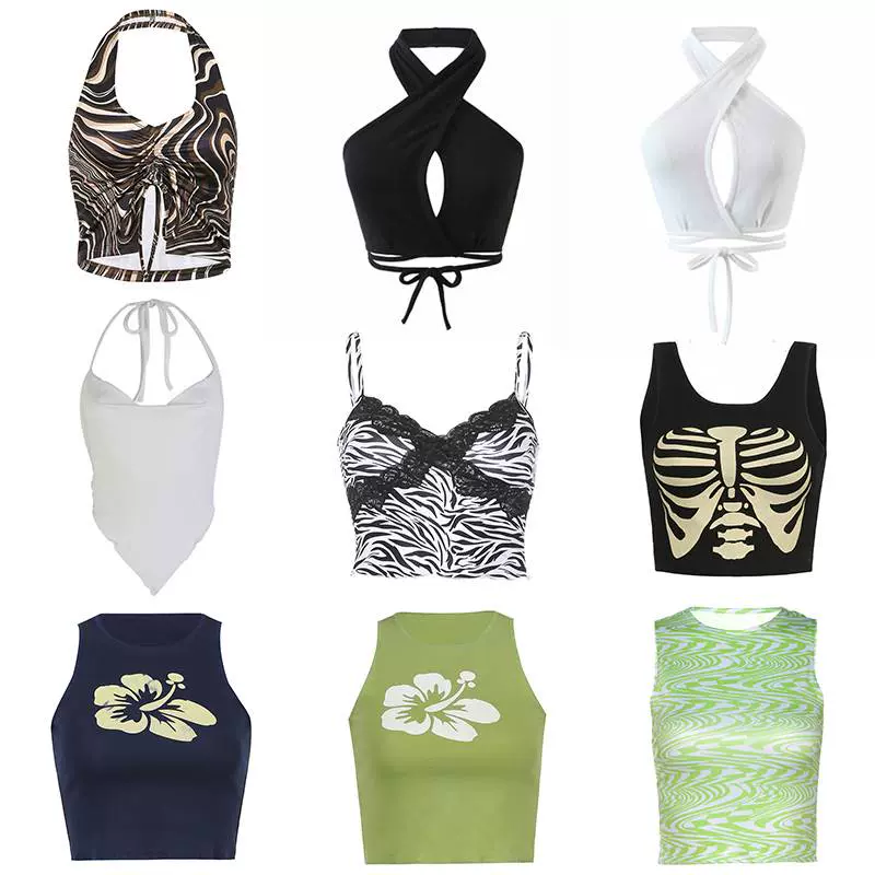 tee bustier fashion clothes for y2k