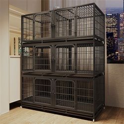 Cat Cage Three-Story Cat Cage Rabbit Pigeon Dog Cage Chicken Cage Breeding Cage Multi-Story Dog Cage Cat House Cage