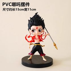 Nezha Ao Bing Cake Decoration Ornaments Mixed with Tianying Ribbon Boy's Birthday Dress-Up Plug-In Destiny Is Not Determined by Fate