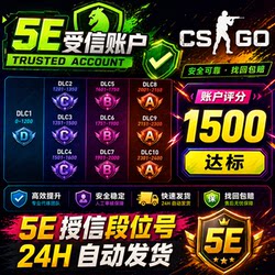 5E Trusted Account 5E Cs:Go Account 5E Risk Score Account Priority Ranking Account Trusted Account