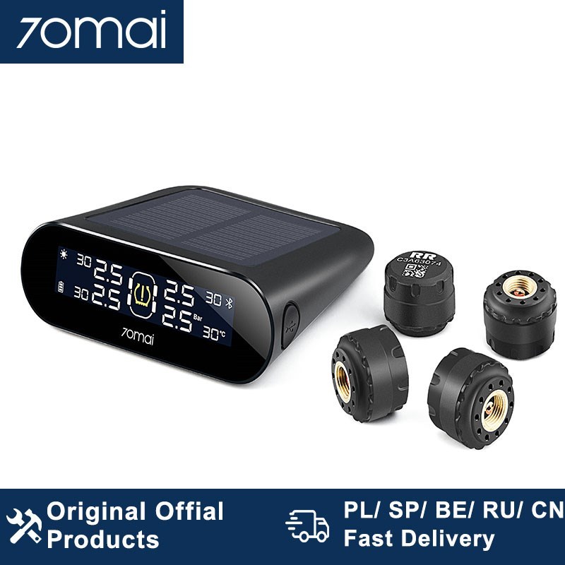 70MAI ڵ TPMS Ÿ̾ з ͸ ý LCD ÷ C-