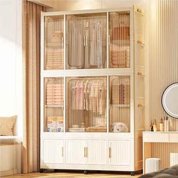Installation-Free Baby Wardrobe Children's Clothing Storage Cabinet Household Plastic Snack Organizer Storage Baby Small Wardrobe