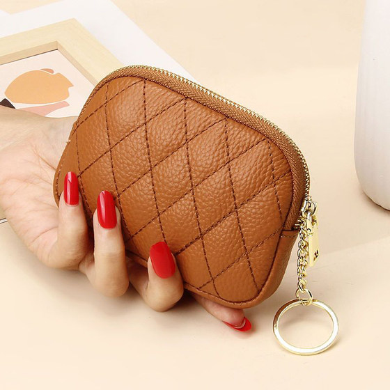 
2025 new diamond zipper bag small card bag mini wallet key bag coin bag clutch coin wallet coin wallet
