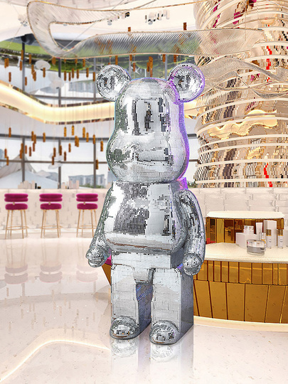 Statua Orso In Resina - Decorazione Per Casa, Ufficio, Regalo Originale